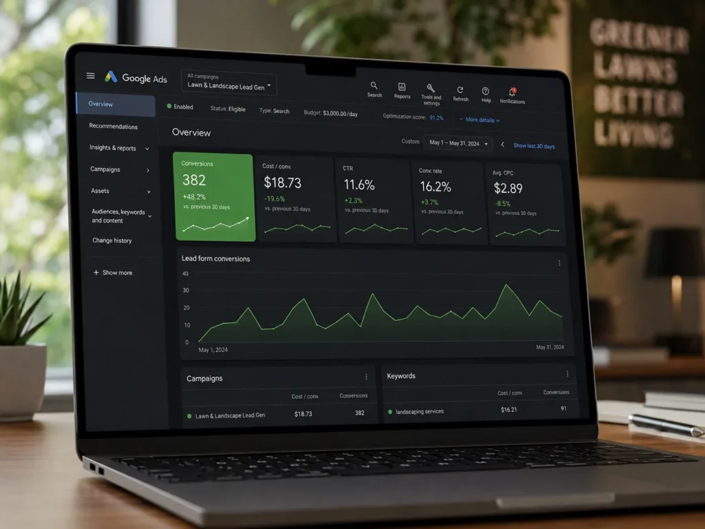 google ads dashboard